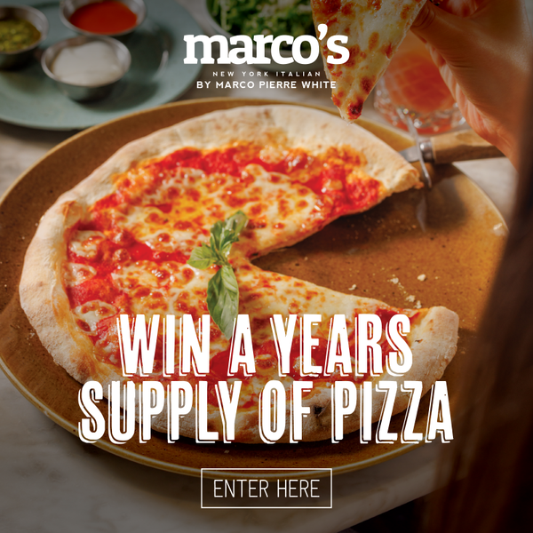 Win a Year's Supply of Pizza - Enter the Competition