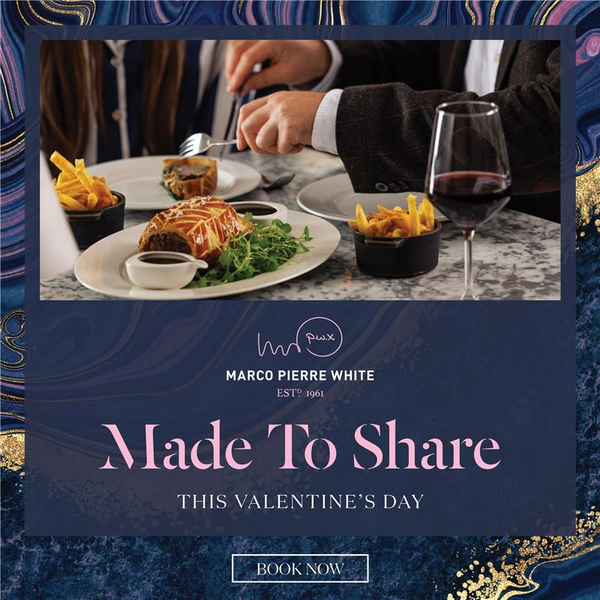 Made to Share this Valentine's Day - Book Now