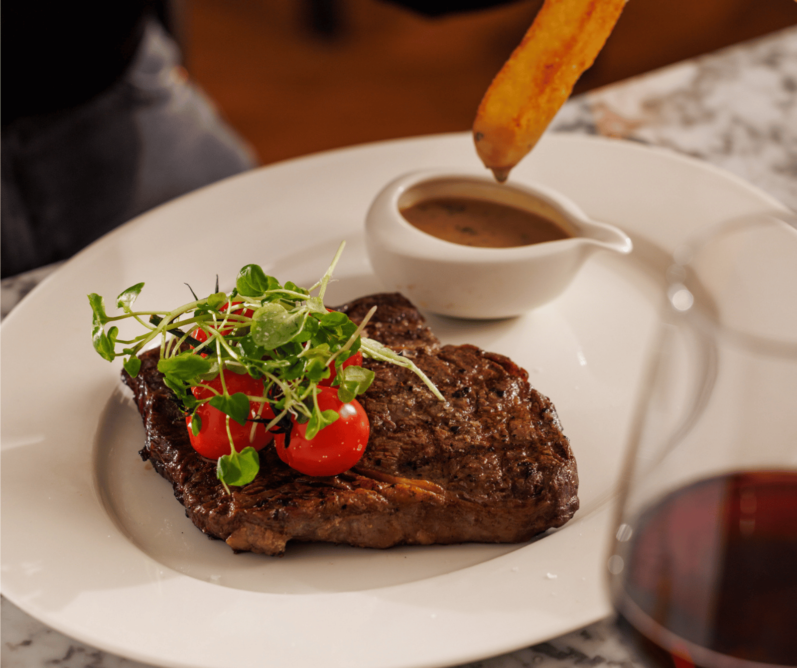 Steak & Chips for £15.50