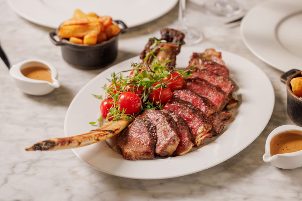 Sharing Steak